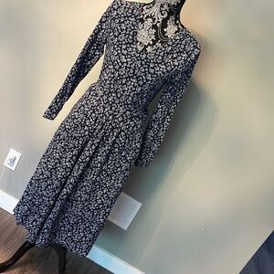 Weekend Max Mara Navy Floral Dress NEW